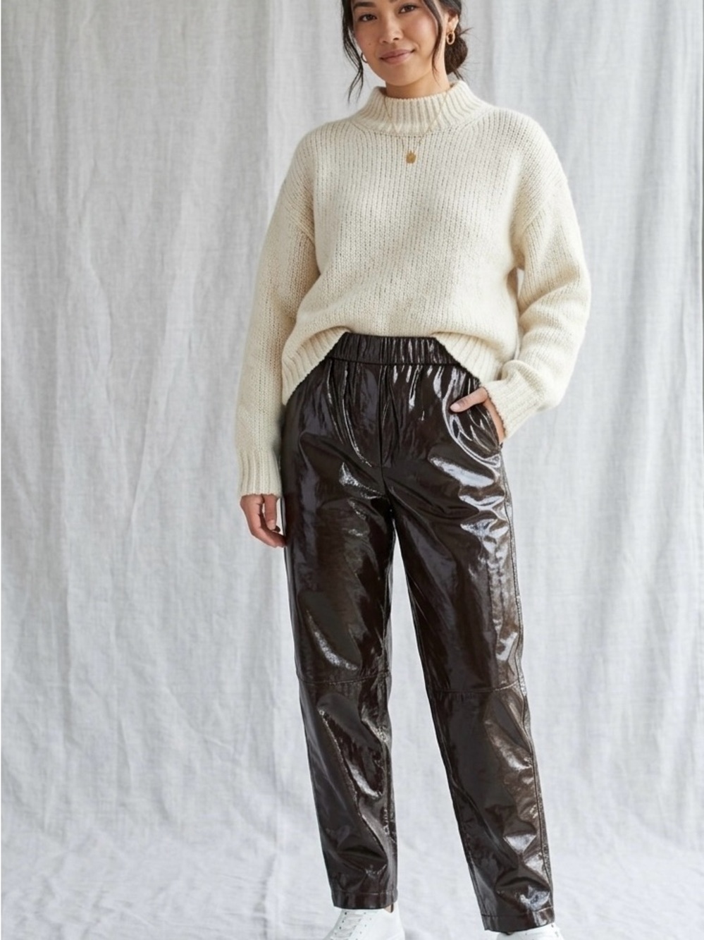 Samsøe & Samsøe Paloma Trousers - Chocolate Plum Size S NWOT